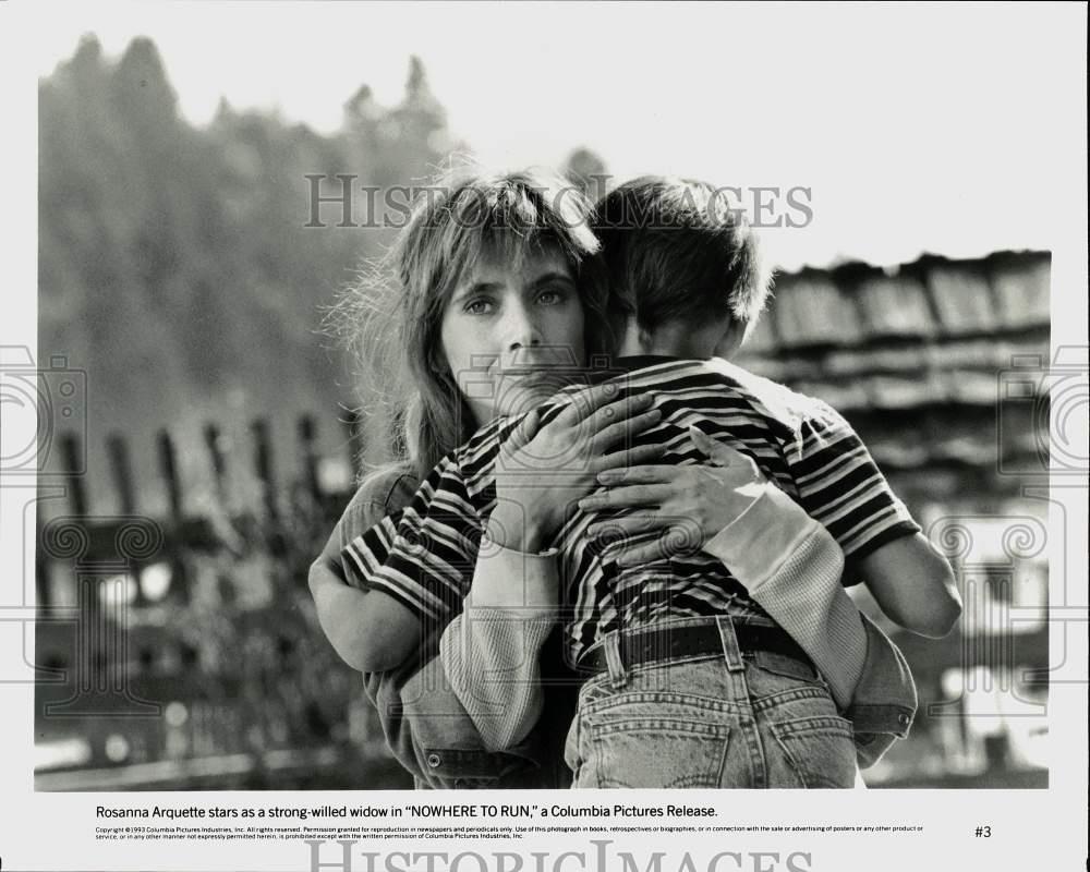 Press Photo Actress Rosanna Arquette In Nowhere To Run Movie