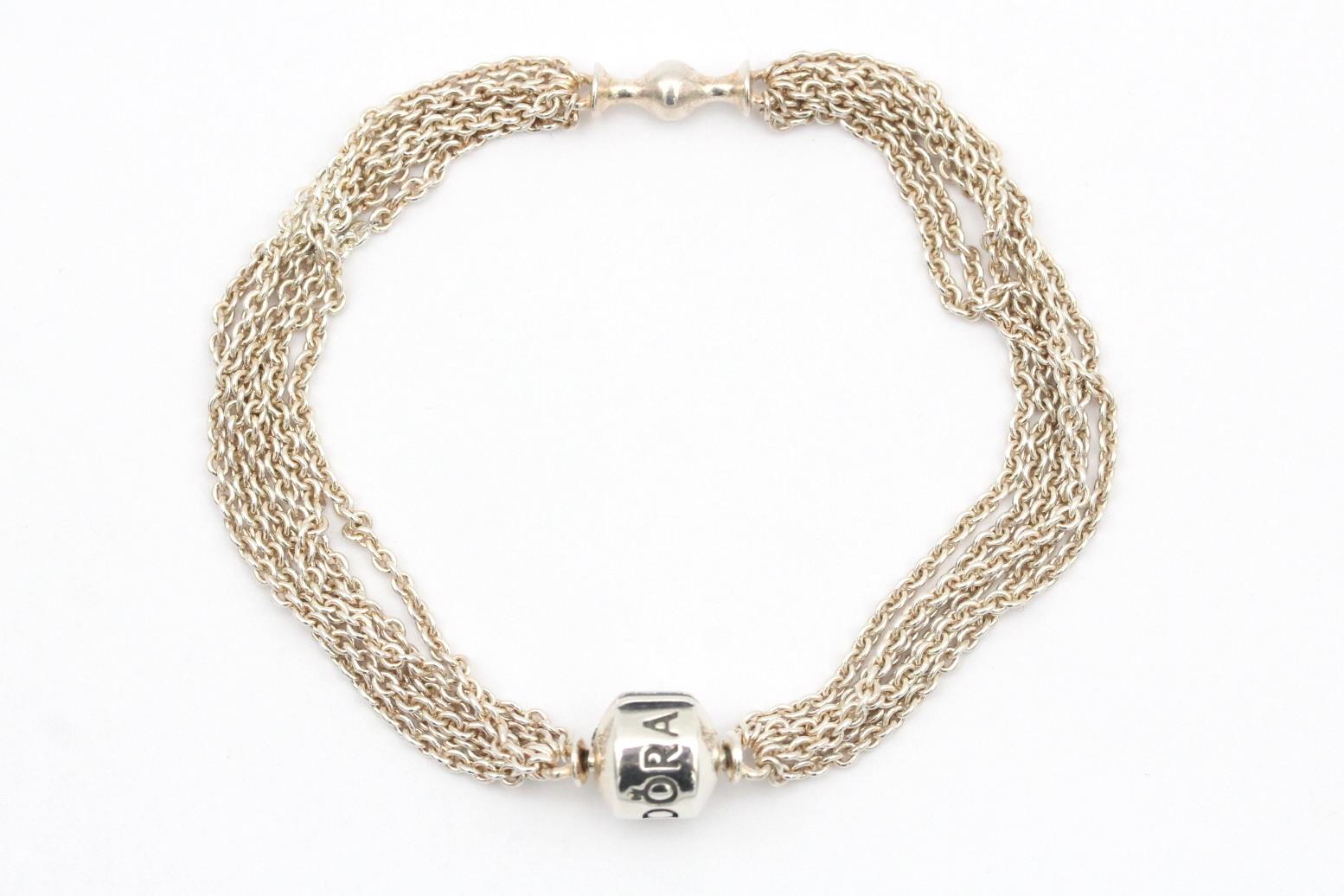 Pandora Moments Sterling Silver Multi Strand Cm Chain