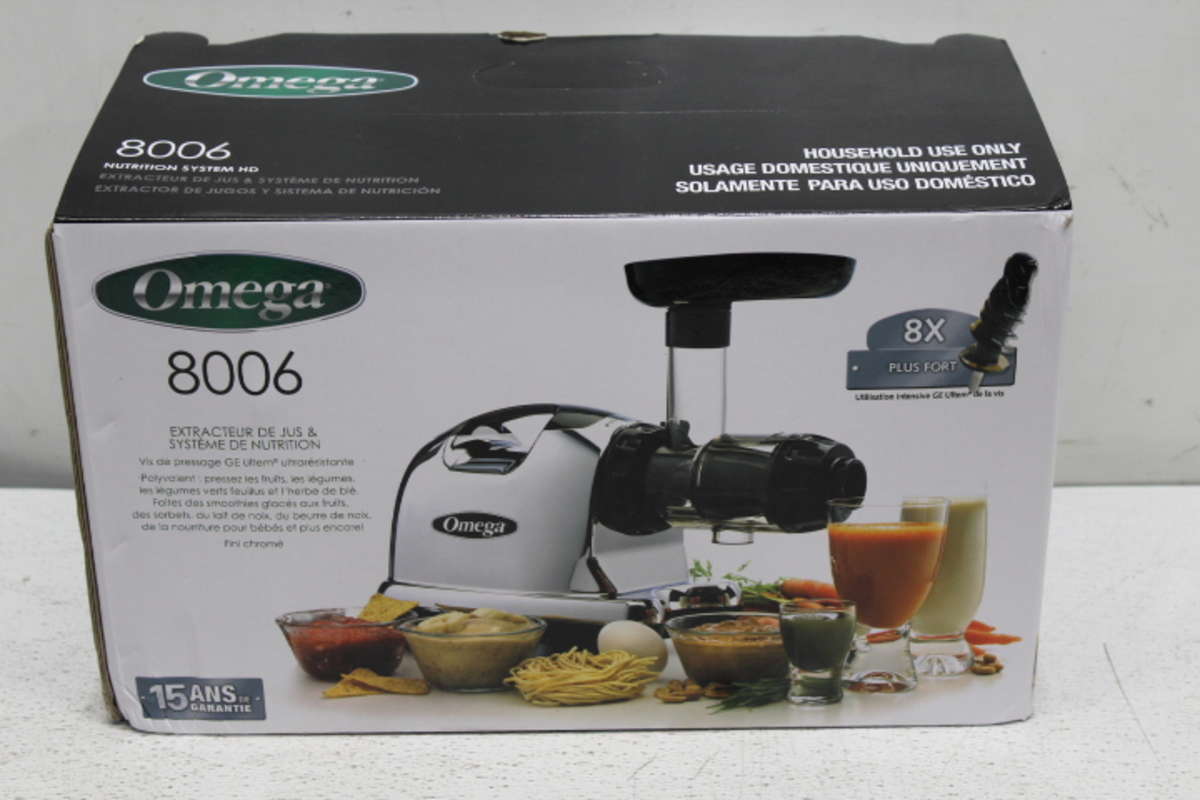 Omega 8006 Nutrition Center HD Juicer eBay