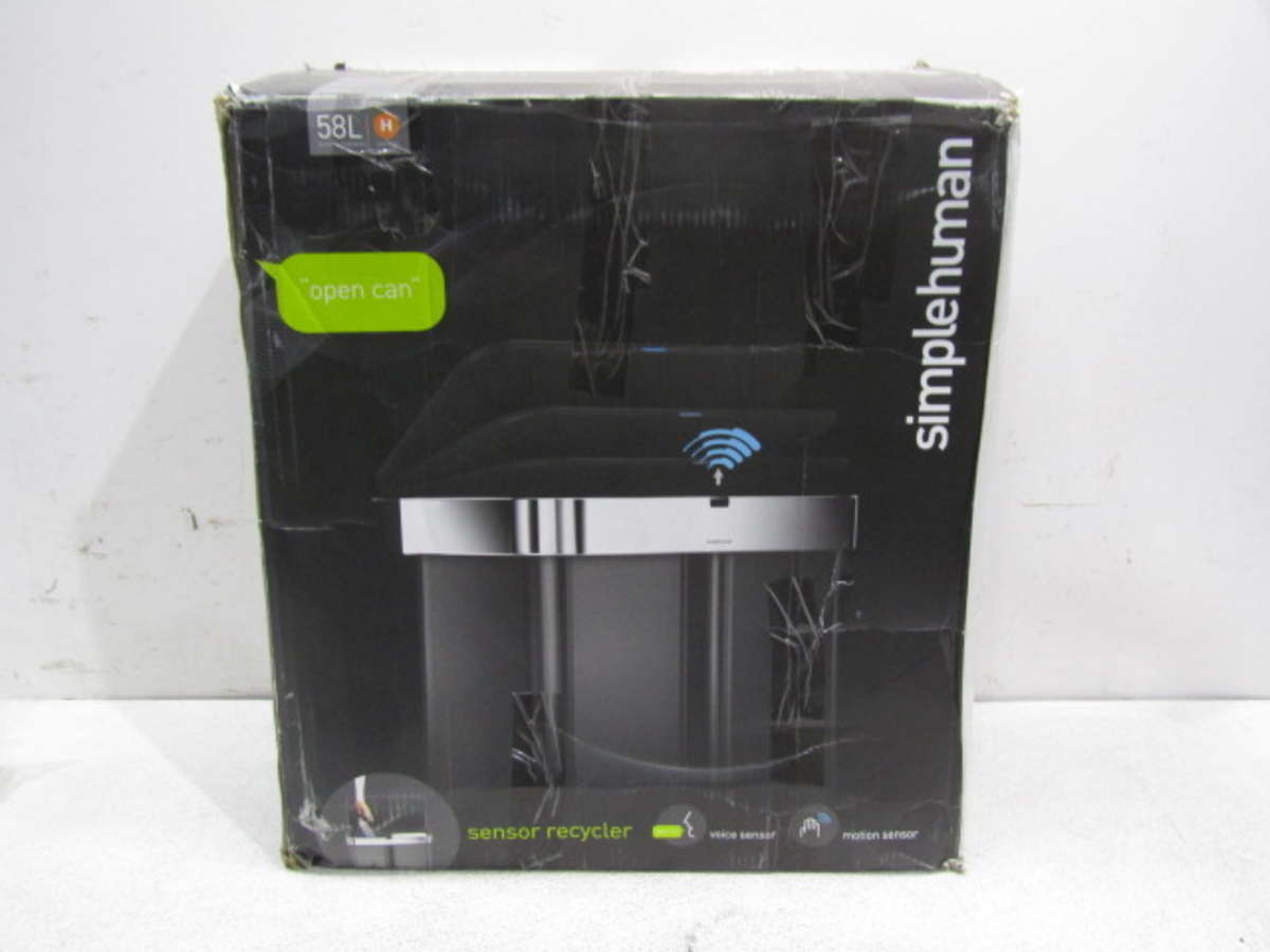 simplehuman 58-Liter Voice Motion Sensor Trash Can 838810020860 | eBay