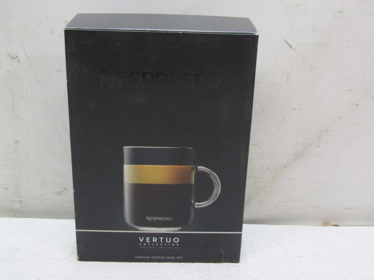 Nespresso Vertuo Collection Set Of 2 Coffee Mugs And 2 Spoons, 3712R/2