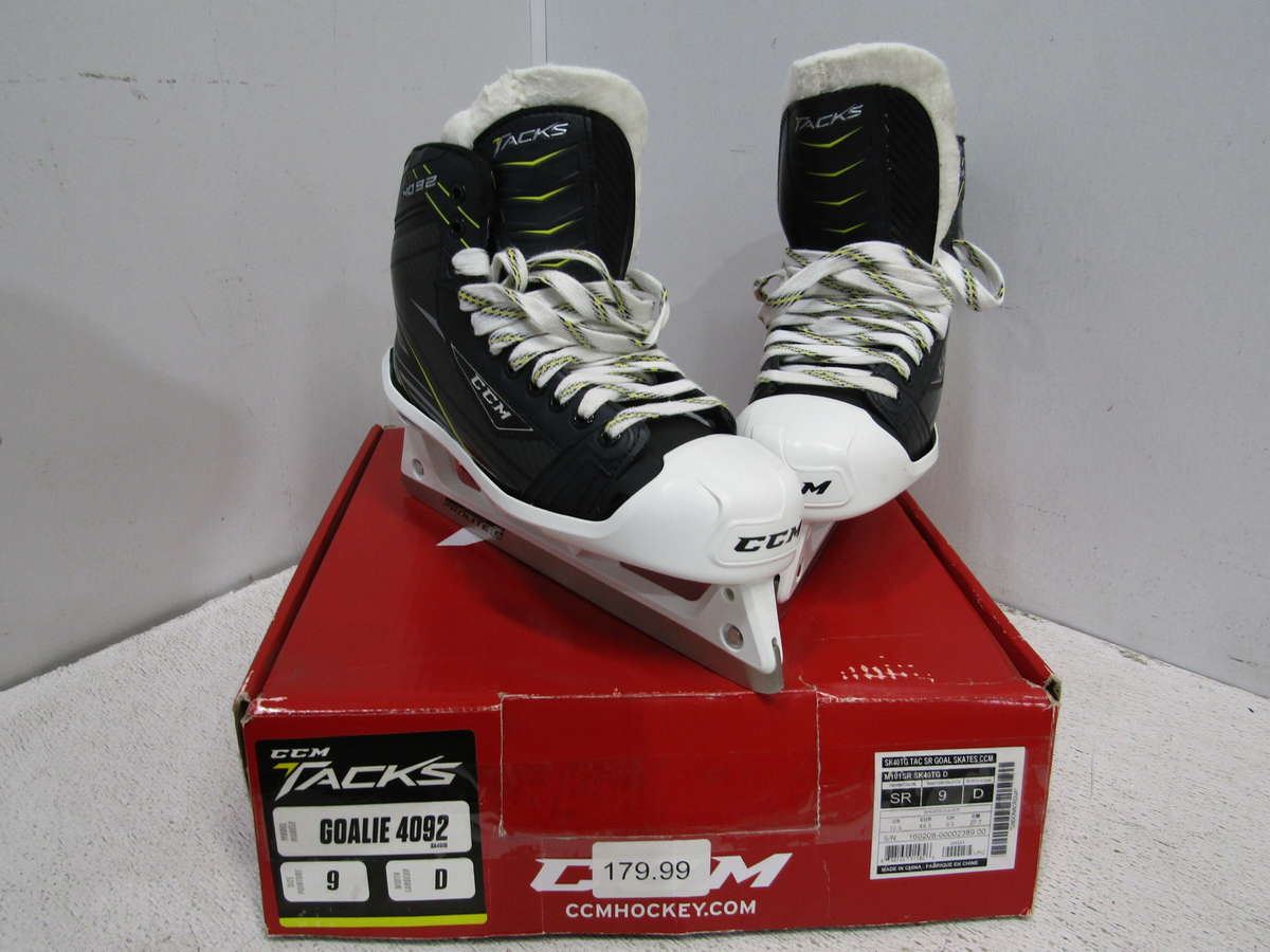 CCM Tacks 4092 Goalie Ice Skates SR 9.0 D UK 10.5 US 888162915826 eBay