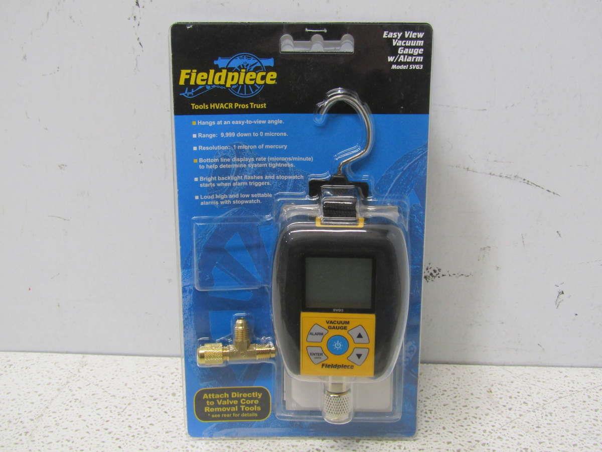 FieldPiece Easy View Vacuum Gauge with Alarm SVG3 eBay