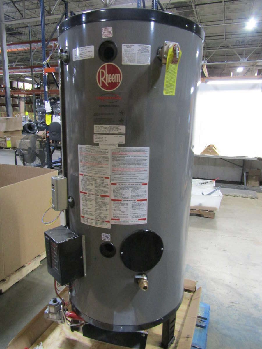 Rheem 75 Gallon 125K BTU LP Gas Universal Commercial Water Heater G75