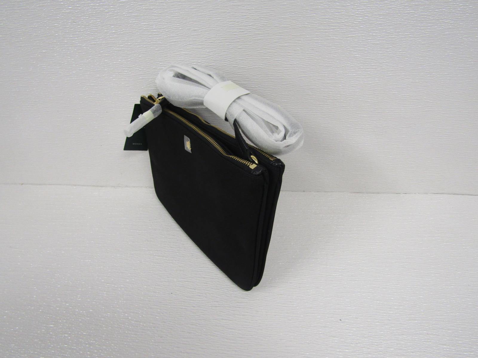 Lauren Ralph Lauren Carter Nylon 26 Medium Crossbody Bag Black Handbag | eBay