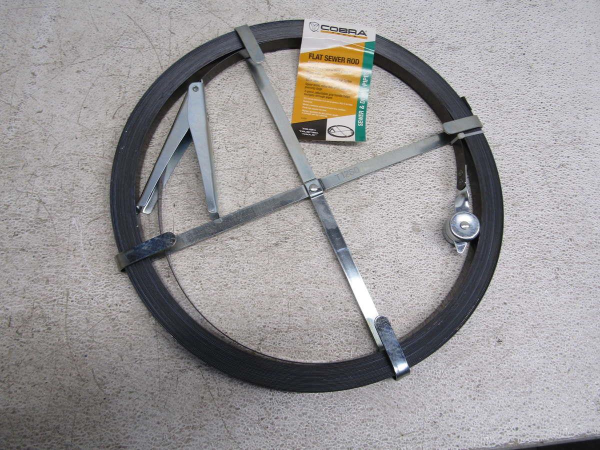 Lot of 3 Cobra 3/4 in x 100 ft Flat Sewer Rod 61000 eBay