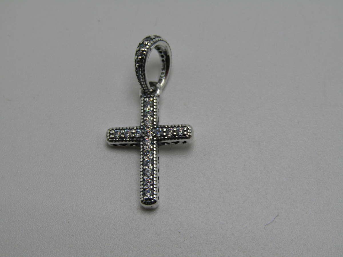 Pandora Sparkling Cross Pendant Silver 397571CZ Jewelry | eBay