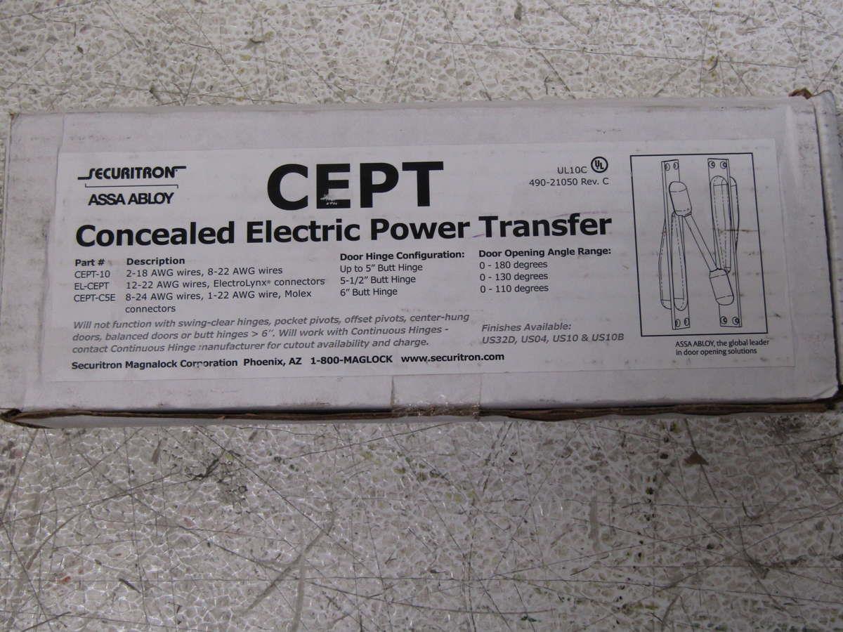 Securitron ELCEPT Electrical Power Transfer 1222 AWG Wires eBay