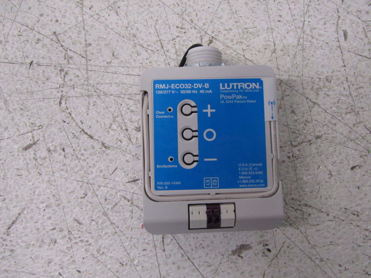 Lutron RMJECO32DVB PowPak Energi Tri Pack RF Dimmimg Module with