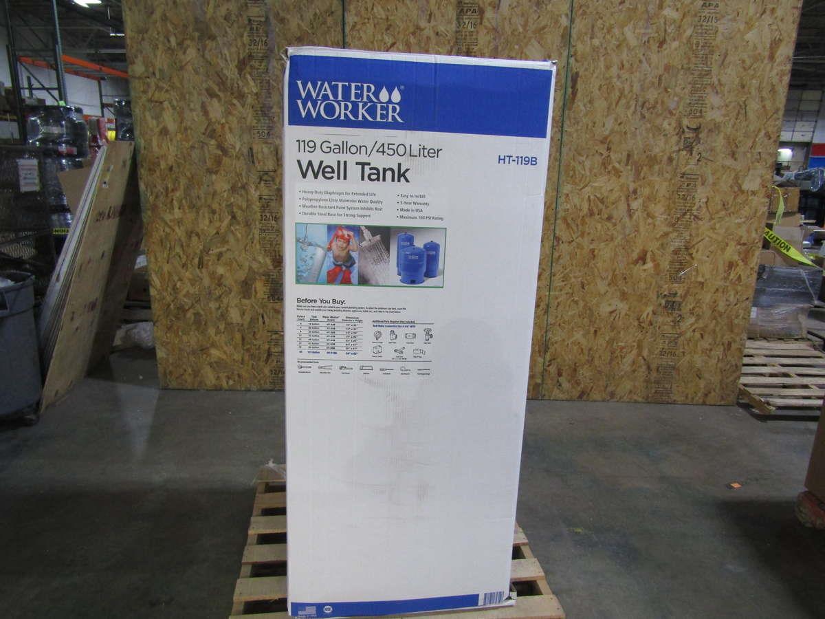 water worker 119 gal pressurized well tank ht 119b