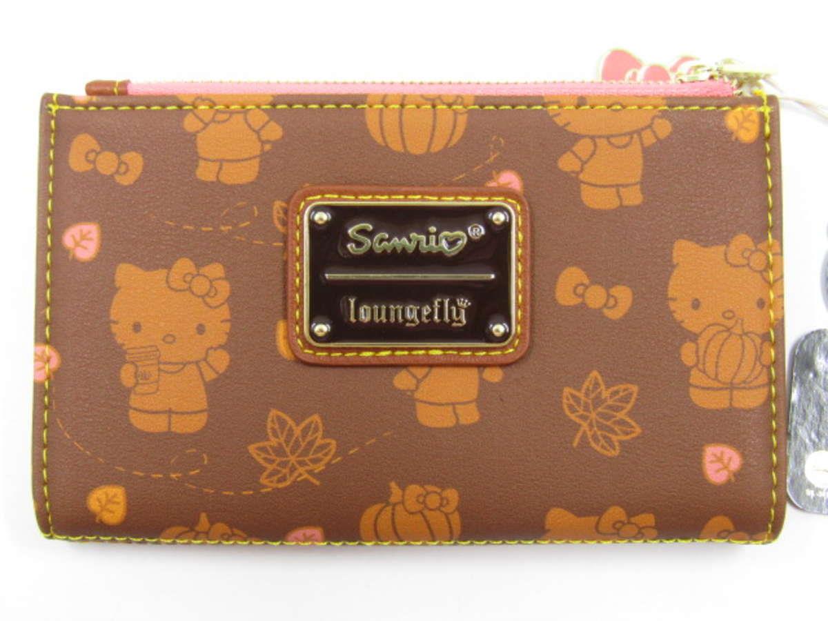Loungefly x Sanrio Hello Kitty Pumpkin Spice Backpack/Wallet Set Brown
