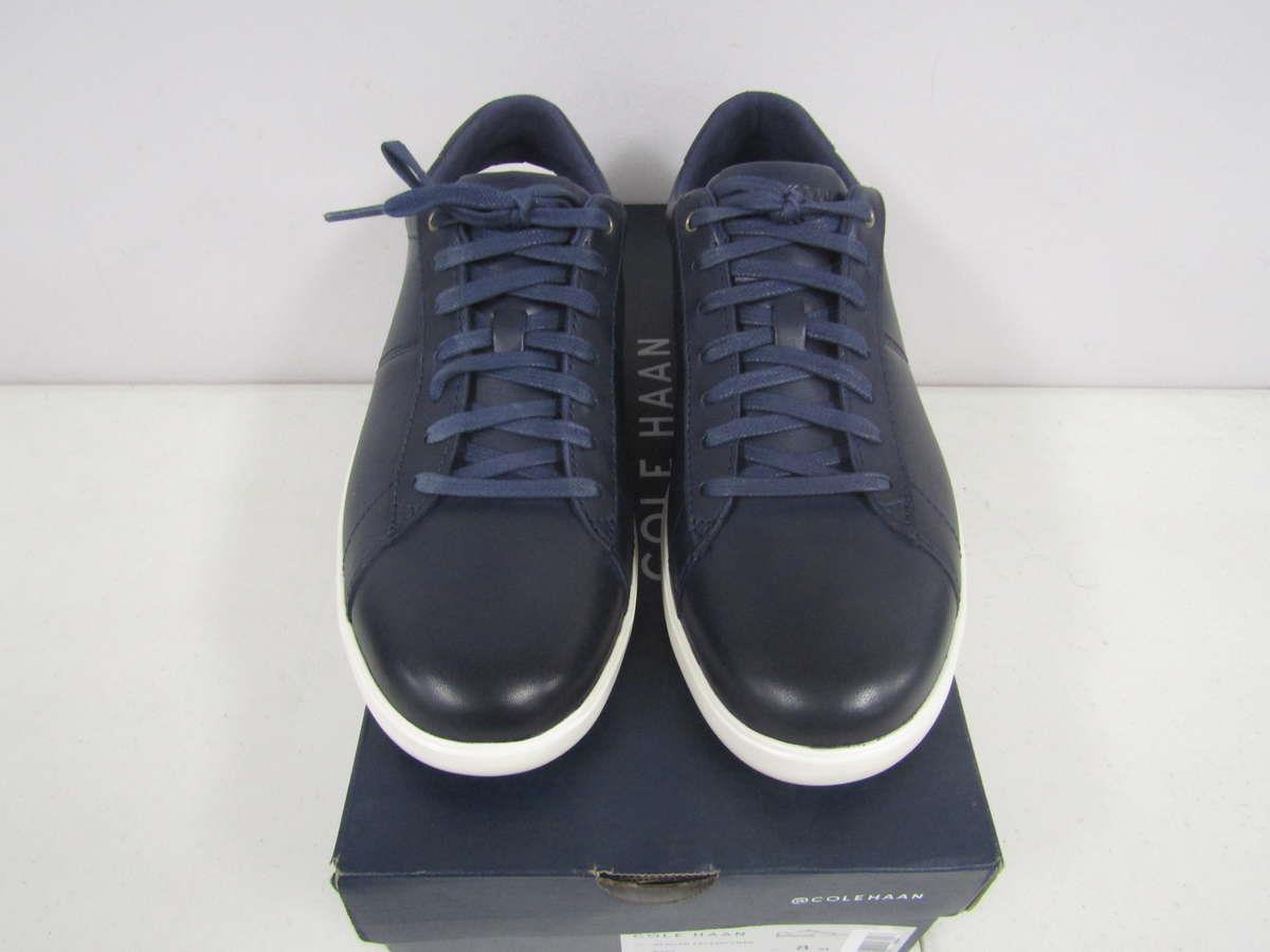 Cole Haan Men's US 8M Reagan Laceup Sneaker Navy C32502 | eBay