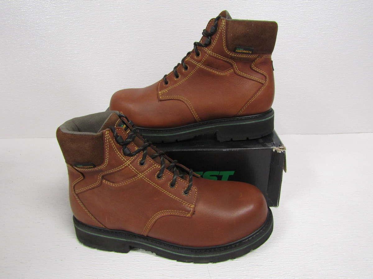 Hytest Men's US 10.5EEE FootRests EH CT Work Boots Brown K23181 | eBay