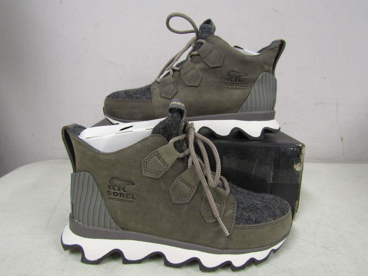 sorel kinetic sneaker caribou