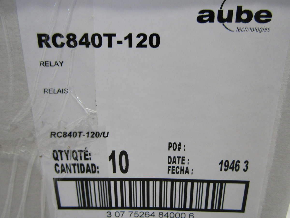 Lot of 40 Aube Technologies RC8470T-120 120V Relay w/ Built In 24V