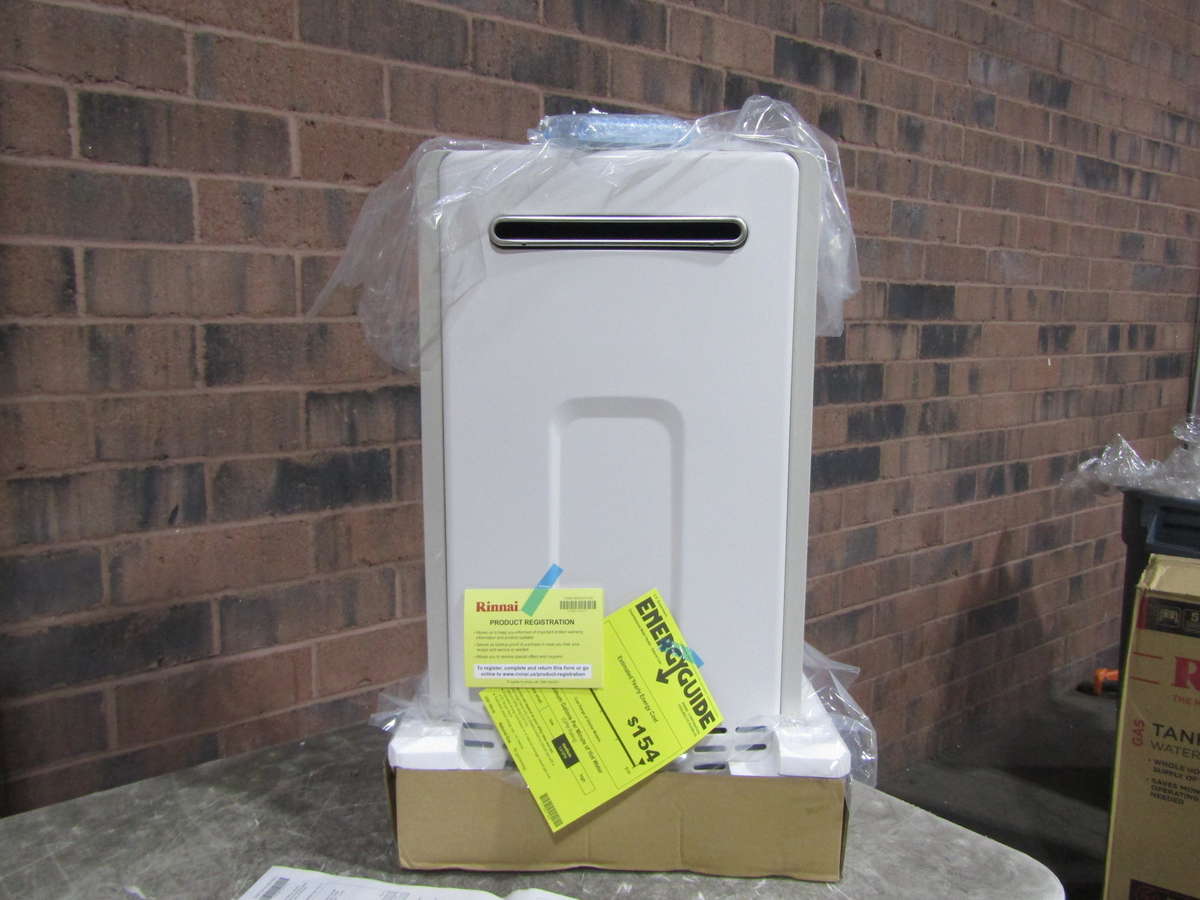 Rinnai V65EN 150K BTU Non-Condensing Natural Gas Outdoor Tankless Water  Heater - Senat Akademik Universitas Brawijaya