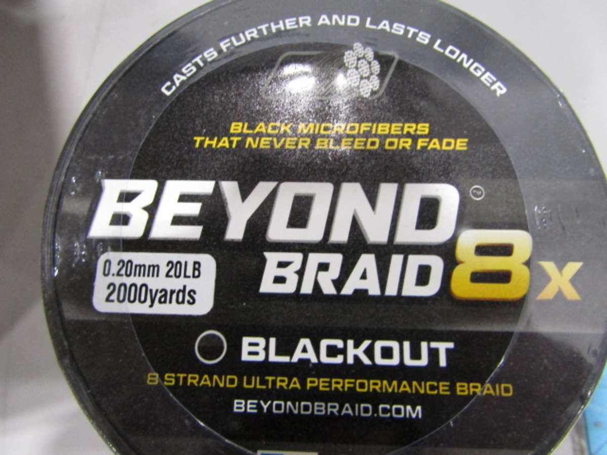 Beyond Braid 8X Ultra Performance 8-Strand Fishing Line - Blackout - No  Fade - 2000 Yards - 20 Lb. Test - Yahoo Shopping