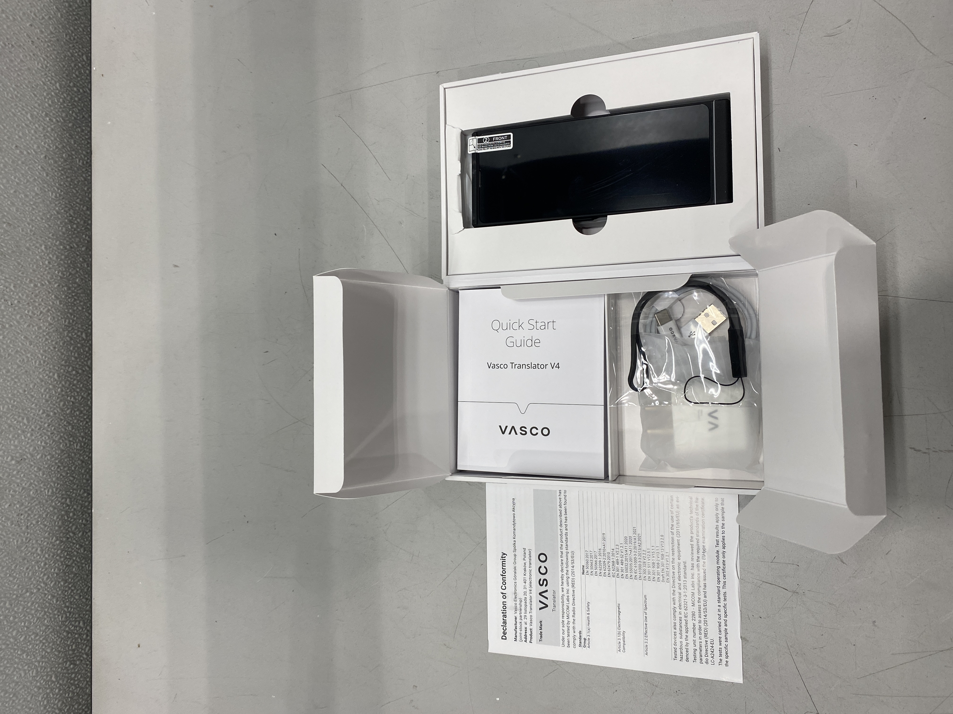 Vasco V4 Universal Translator with 112 Languages - Black