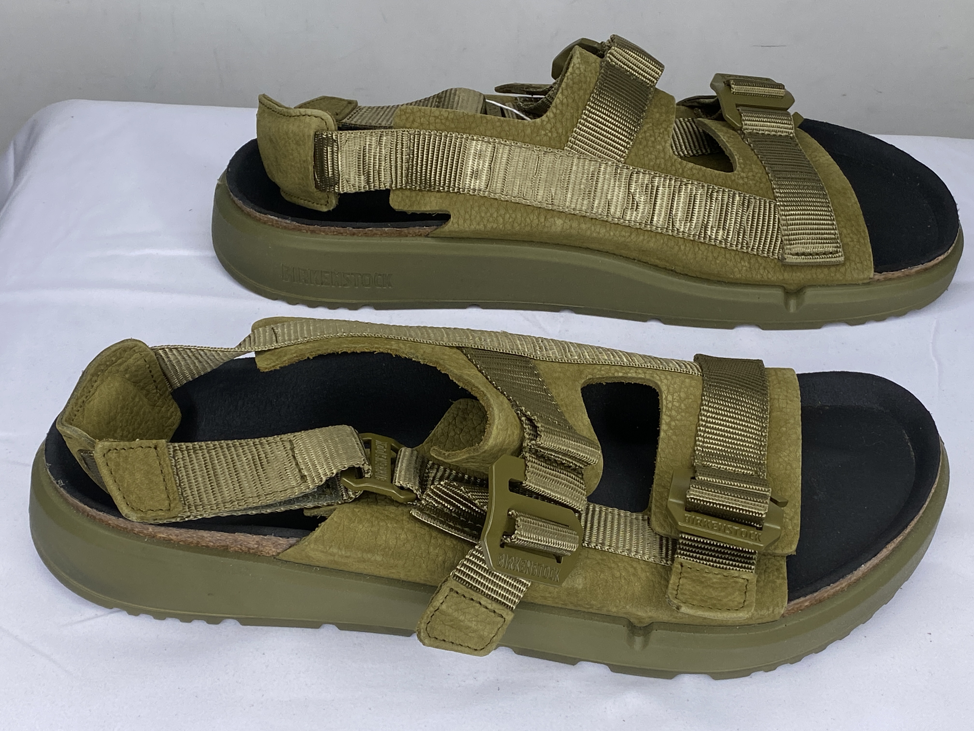 サンダル BIRKENSTOCK Men Sandals 1027039 KHAKI Green Birkenstock Arizona EVA Slide Sandal (Men) - Khaki/Green