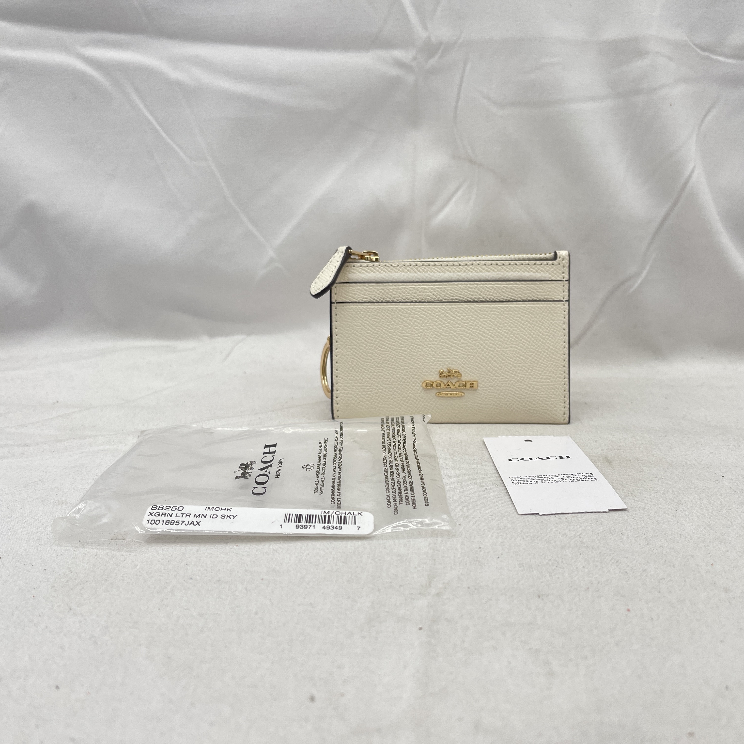 Small Wallet Coach Wallet Crossgrain Leather Coach Womens Mini