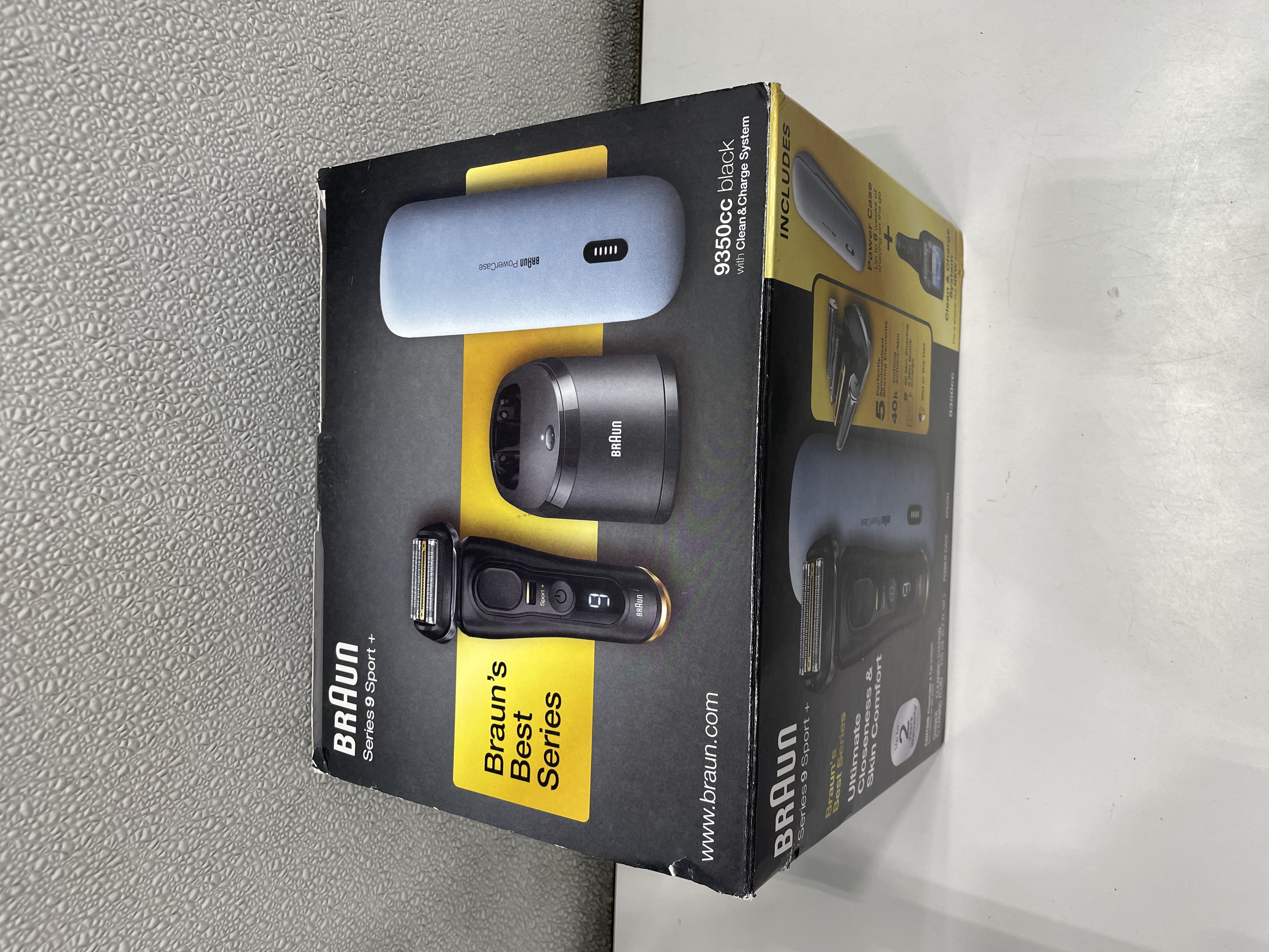 Braun Series 9 Sport + Electric Shaver With Clean And Charge