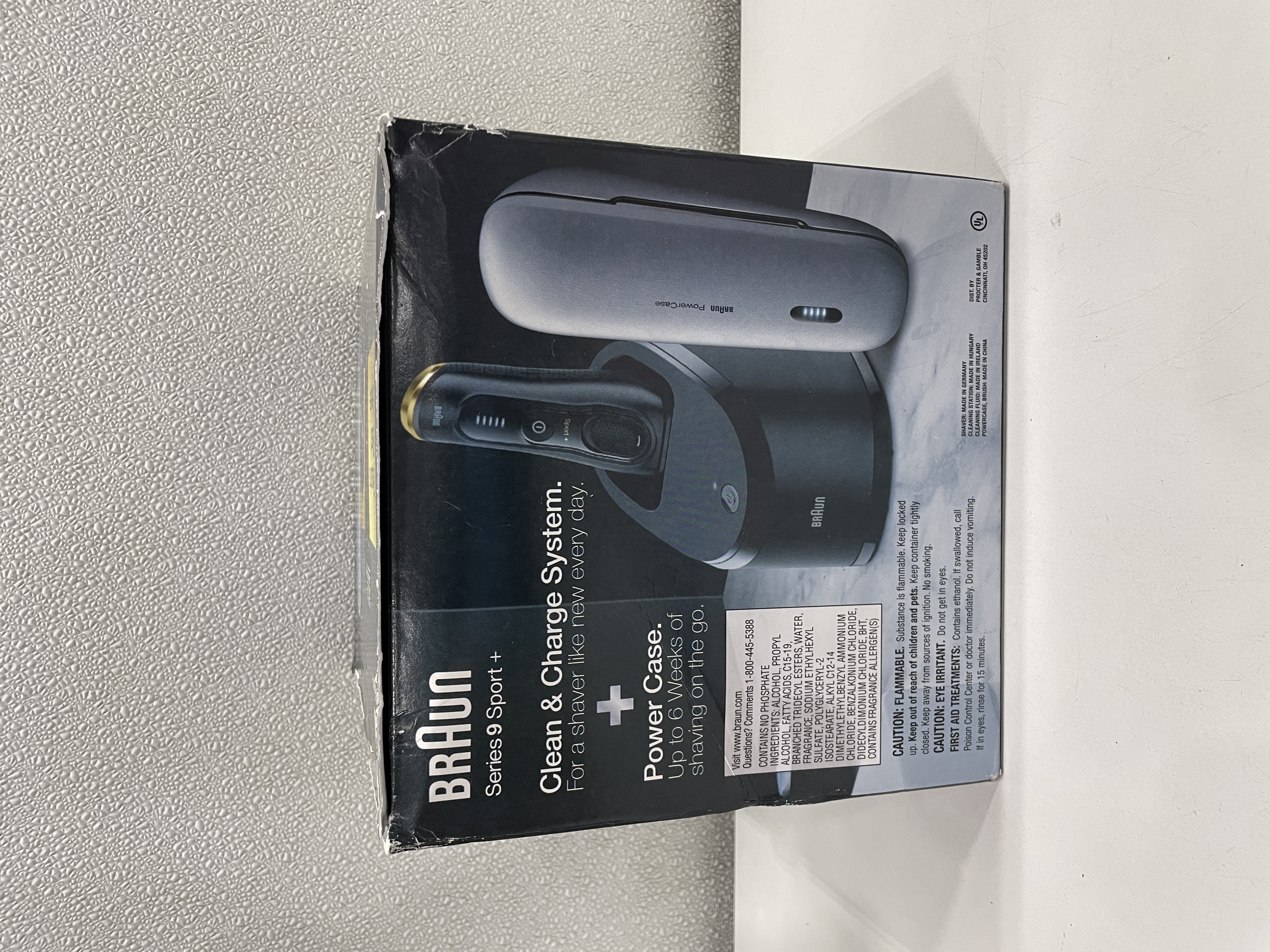 Braun Series 9 Sport + Electric Shaver With Clean And Charge