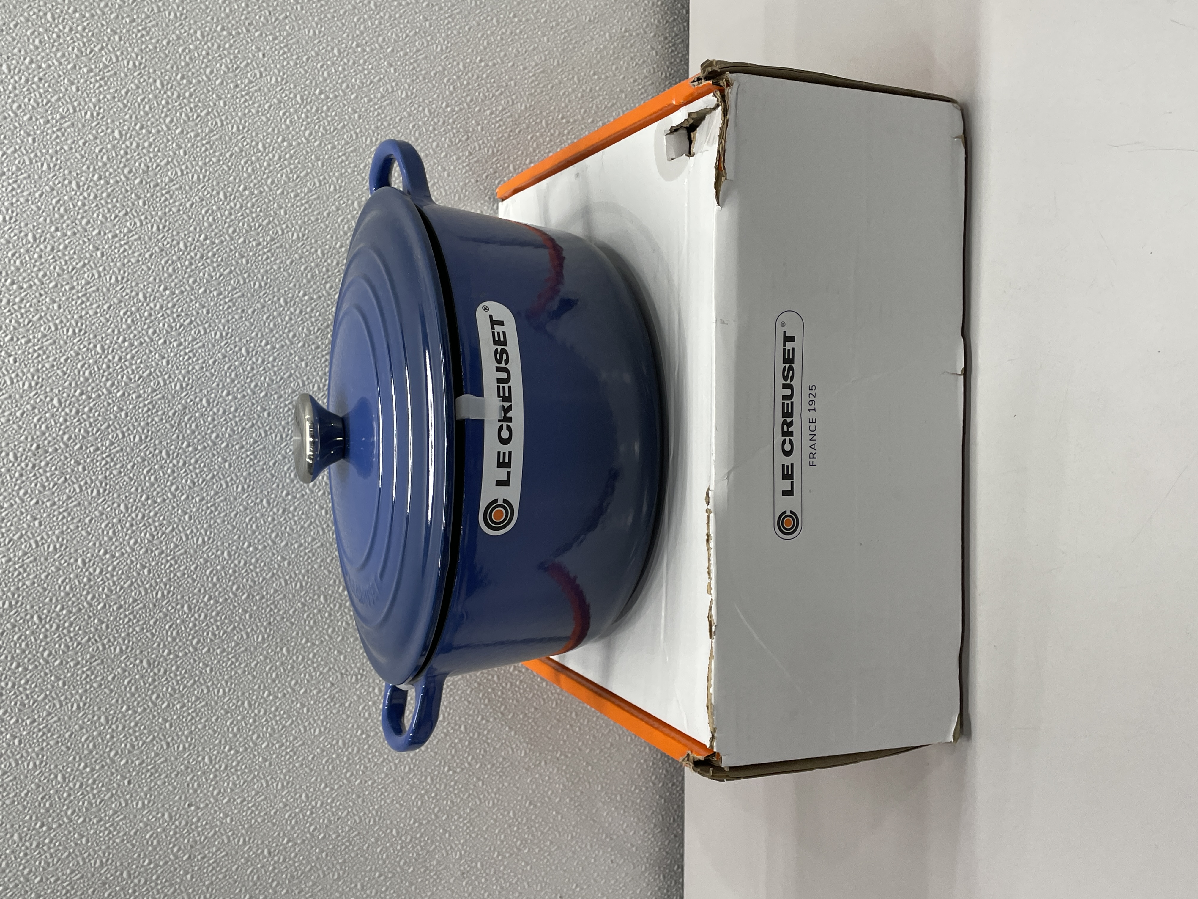 Le Creuset Beurrier En Céramique Bleu Marseille – 900 G, 17 X 12,5 X 9 Cm