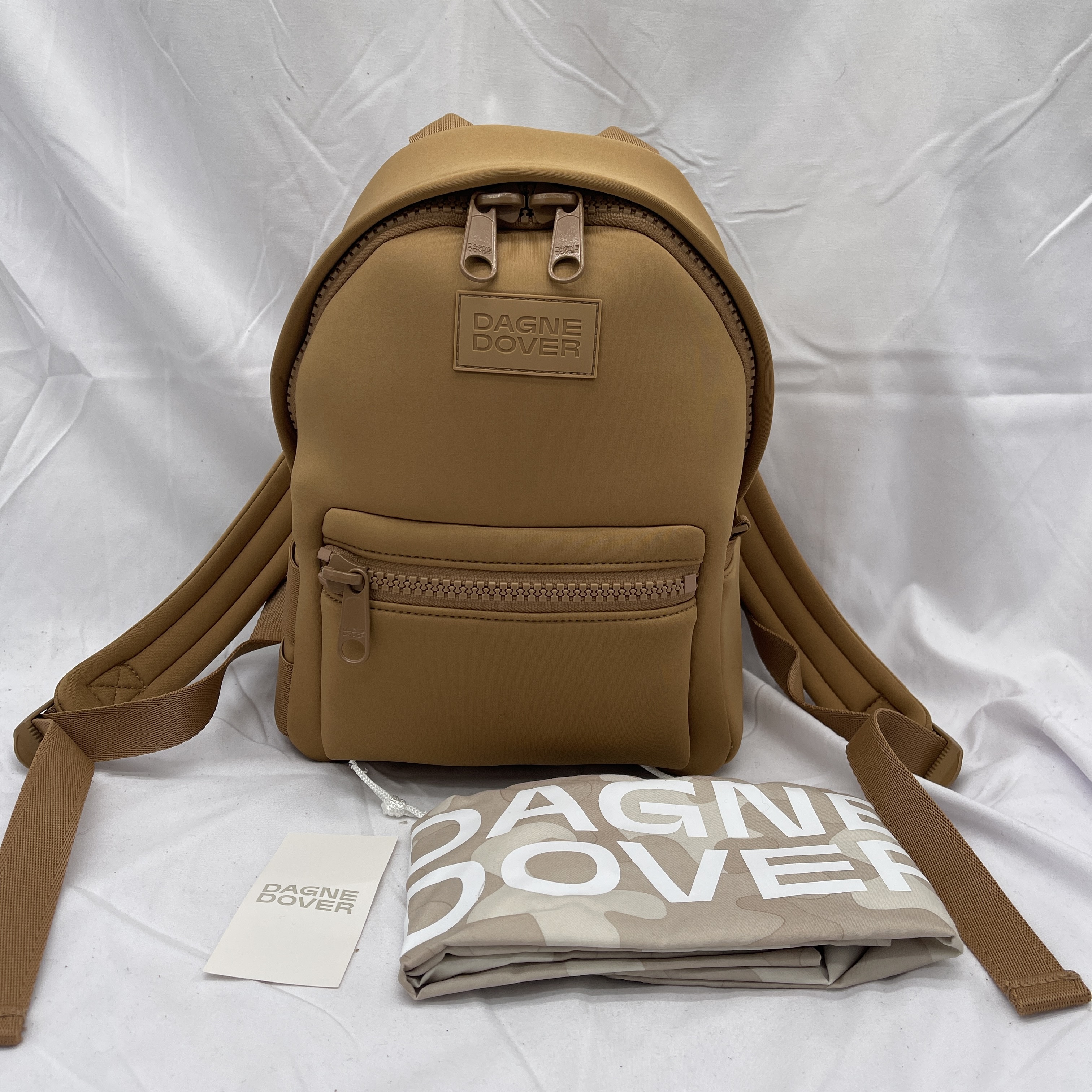 Dagne Dover Unisex Dakota Small Backpack Neoprene Camel | eBay