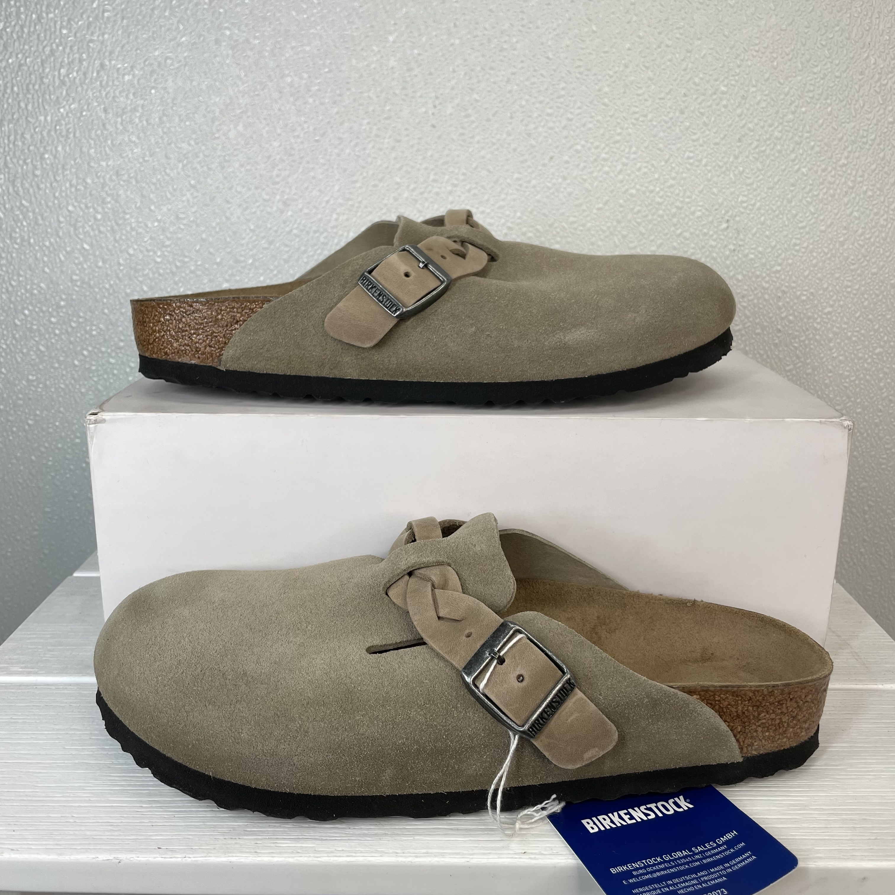 Birkenstock Unisex Size US M7 W9 EU40 Boston Big Braided Clog