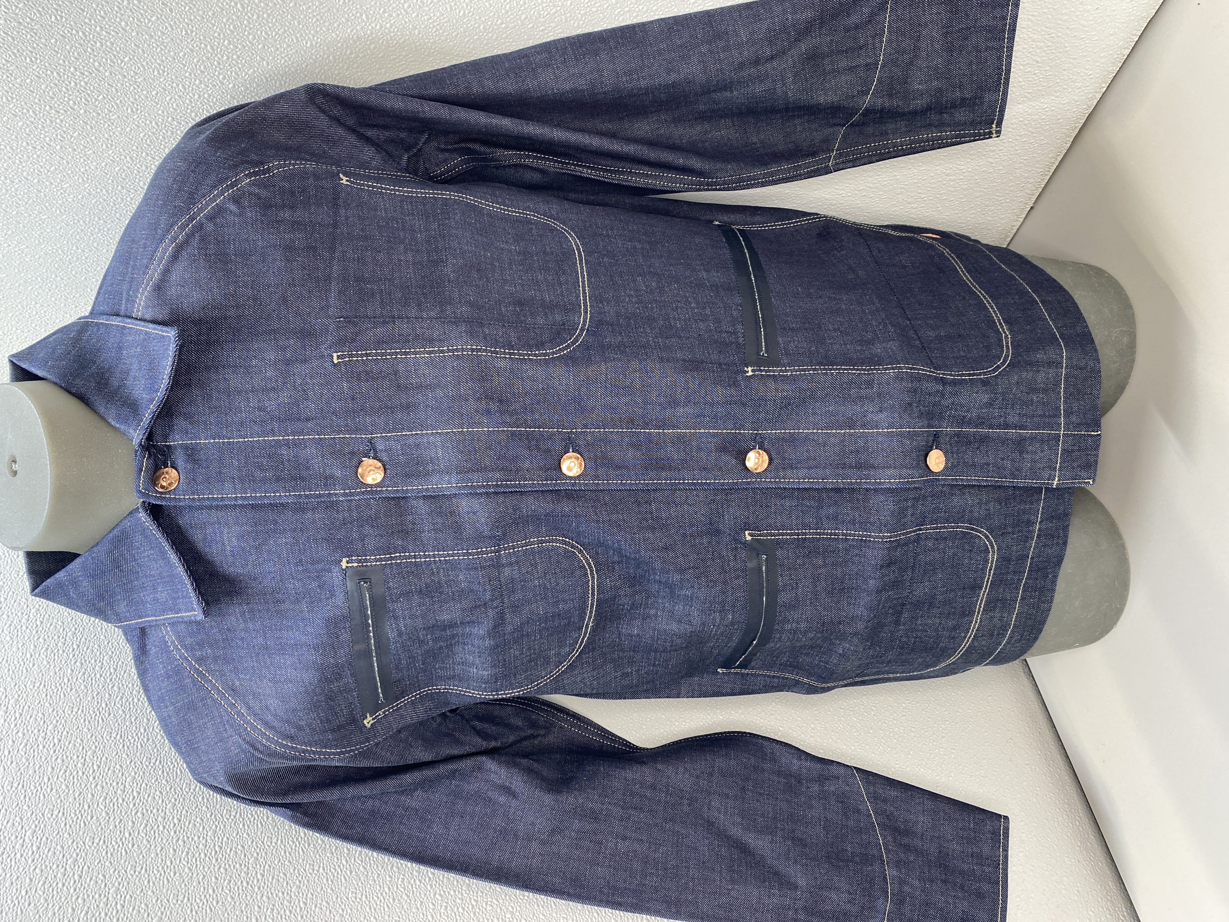 G-Star By Marc Newson Mens Jacket Raw Denim Blue Size M MN