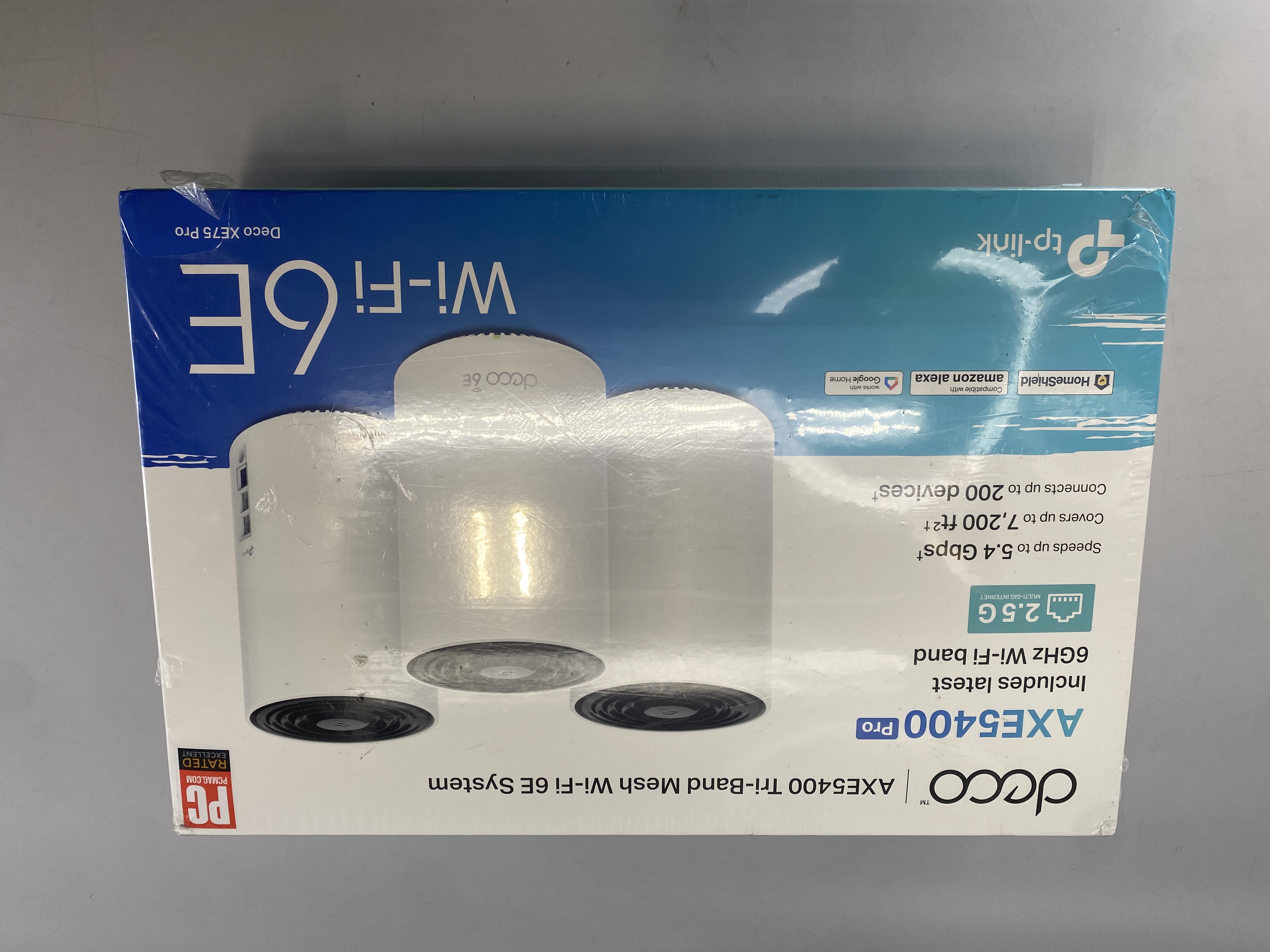 TP-Link Deco XE75 Pro AXE5400 Tri-Band Wi-Fi 6E Whole Home Mesh 