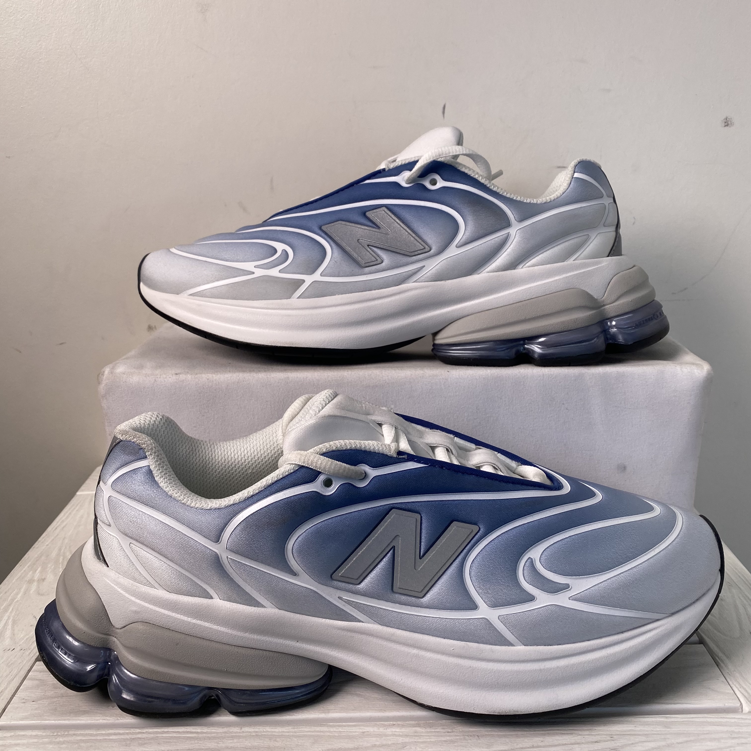 New Balance M501 ホワイト/ブルー サイズ26,0cm New Balance Unisex Size M8.5W10 5030 Athletic Running Sneaker Blue