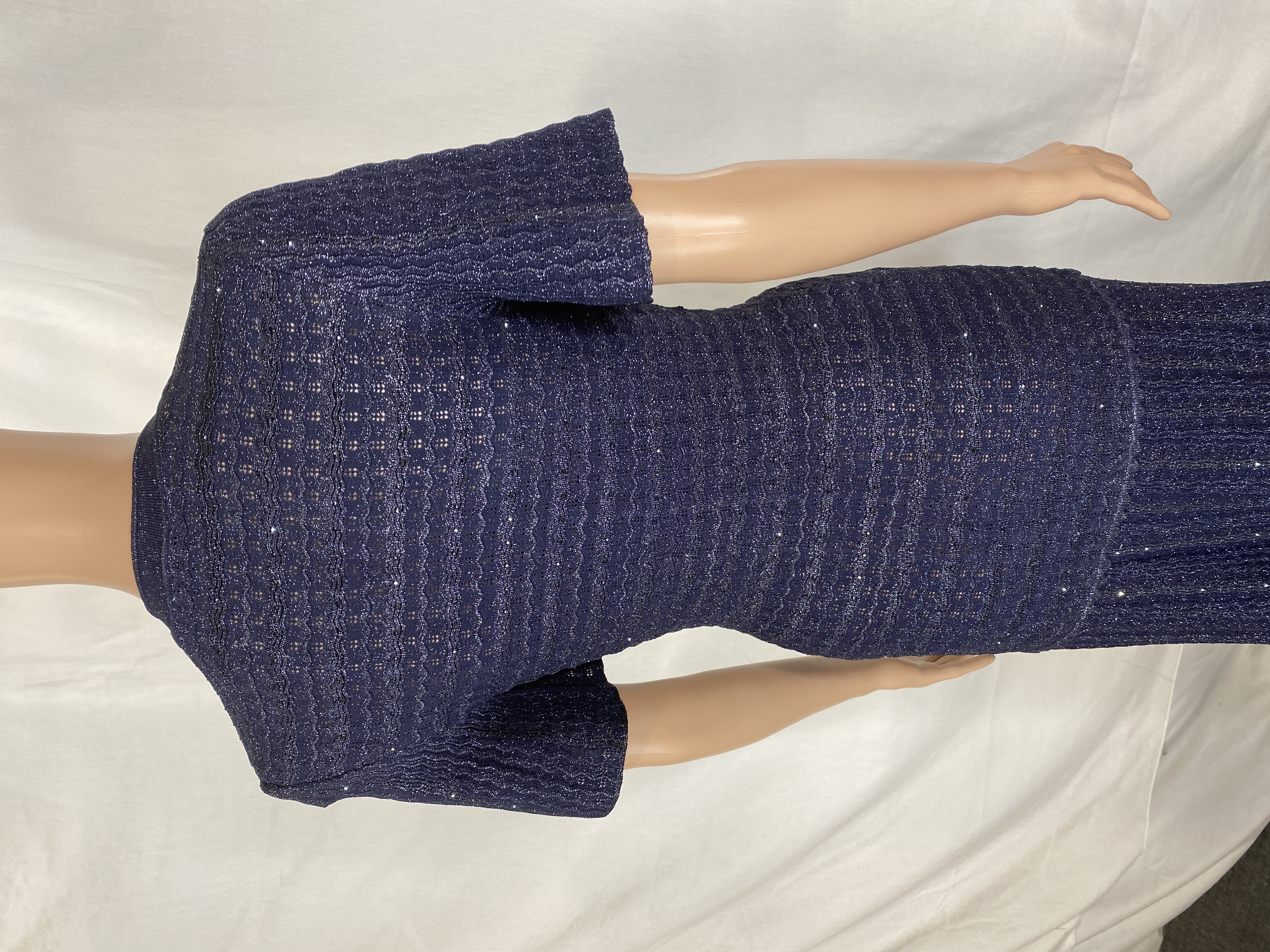 Sandro Womens Diane Rhinestone Knit Maxi Dress Size US 6/FR 38 Marine Blue | eBay Sandro Womens Diane Rhinestone Knit Maxi Dress Size US 6/FR 38 Marine Blue | eBay