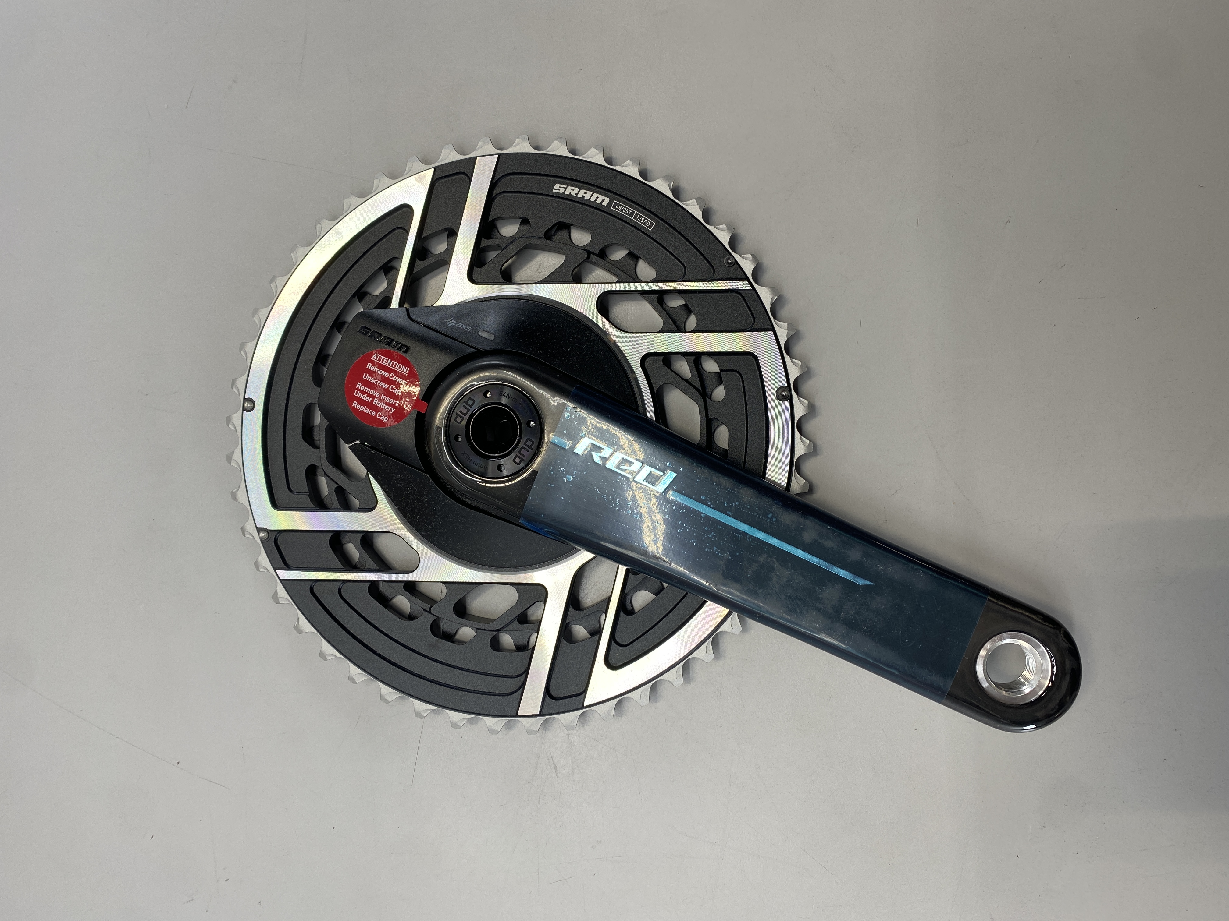 SRAM RED AXS Power Meter Crankset 165mm 8-Bolt Direct Mount | eBay