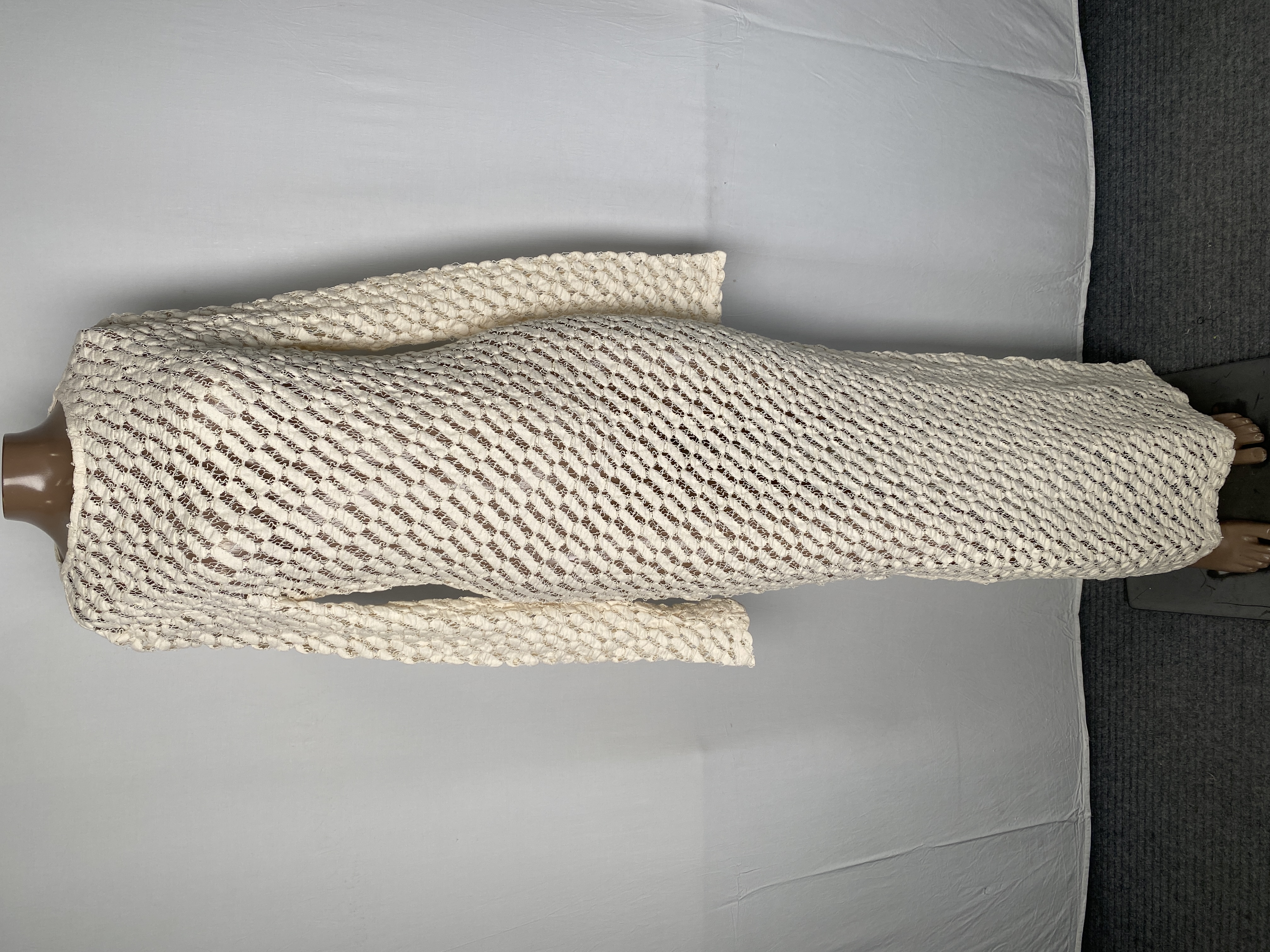 Rohe Women Maxi Dress Cream Beige Size 4 Lace Boat Neck Long Sleeve Cotton Blend | eBay Rohe Women Maxi Dress Cream Beige Size 4 Lace Boat Neck Long Sleeve Cotton Blend | eBay