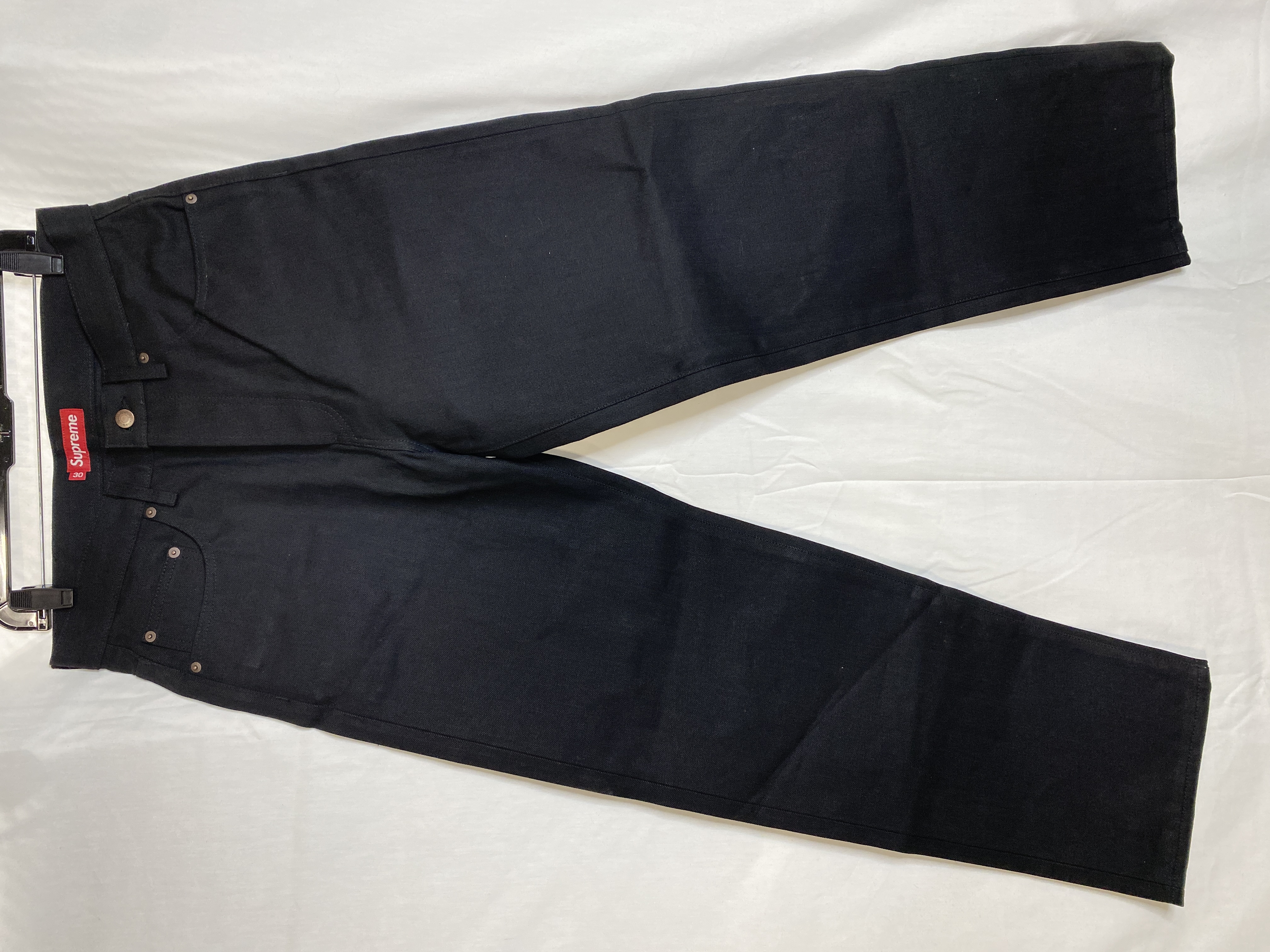 Supreme Rigid Loose Fit Selvedge Jean　30 Supreme Mens Rigid Loose Fit Selvedge Jeans Size 30 Rigid Black | eBay