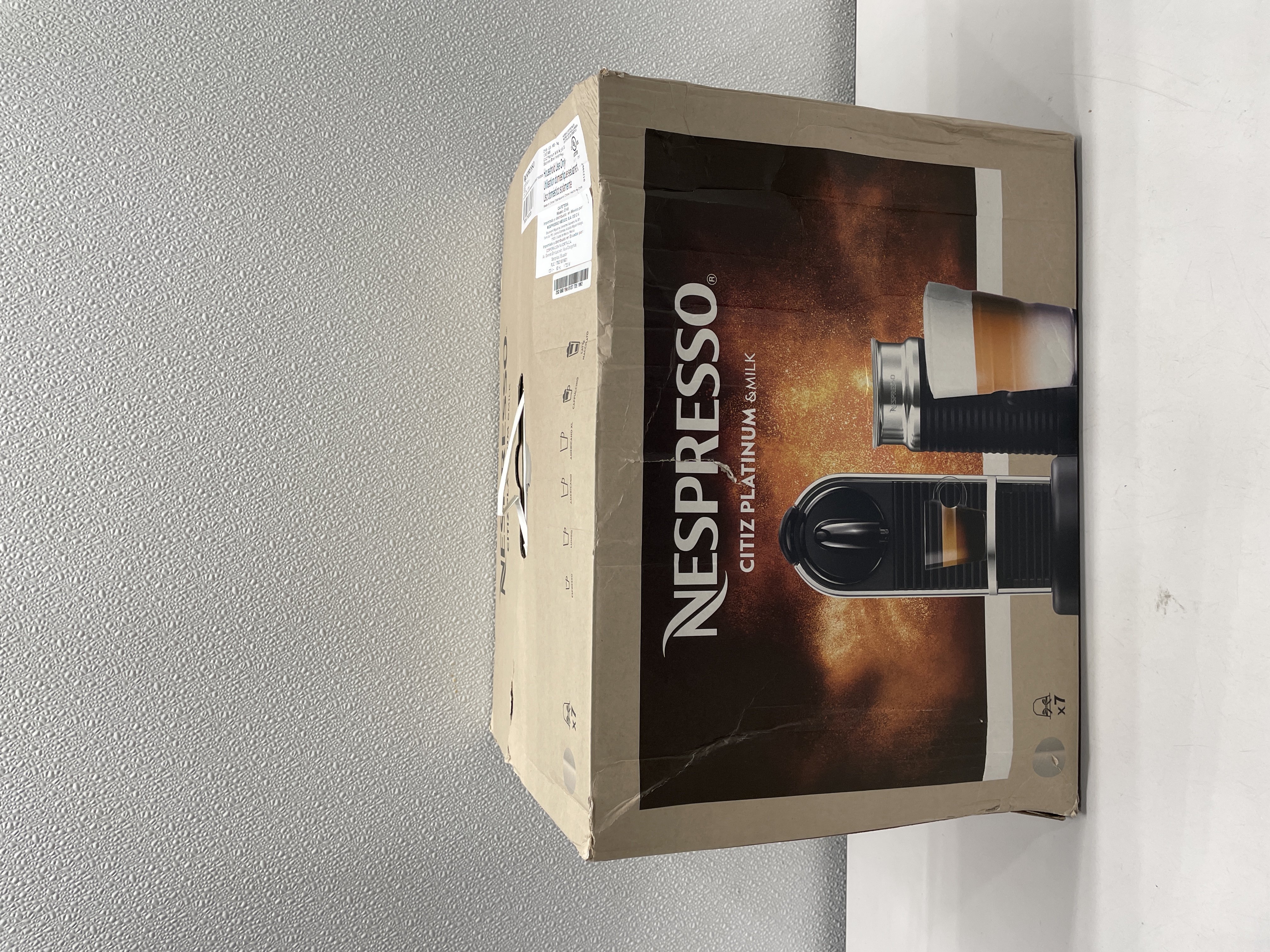 Nespresso Machine CitiZ & Milk Frother Platinum Stainless Steel | eBay