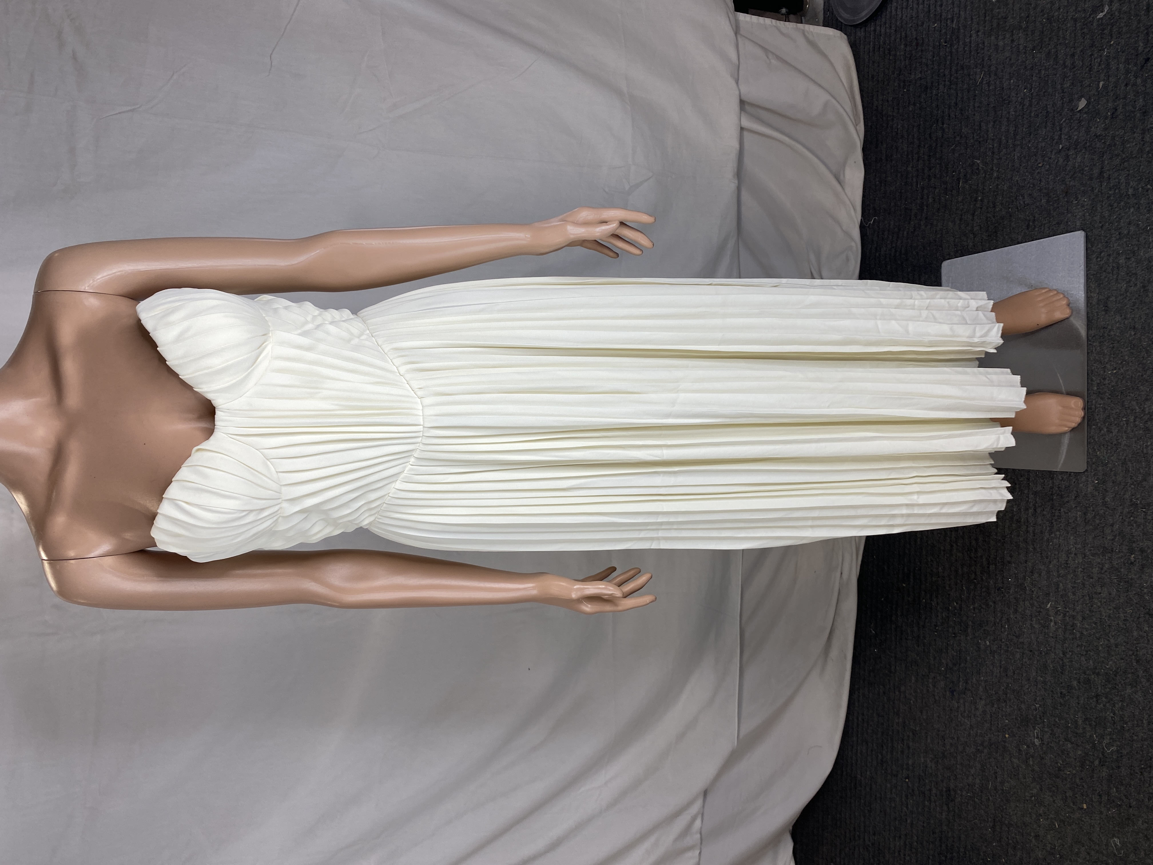 chinese dress ladies Leighton Pleated Gown – AMUR main image 1