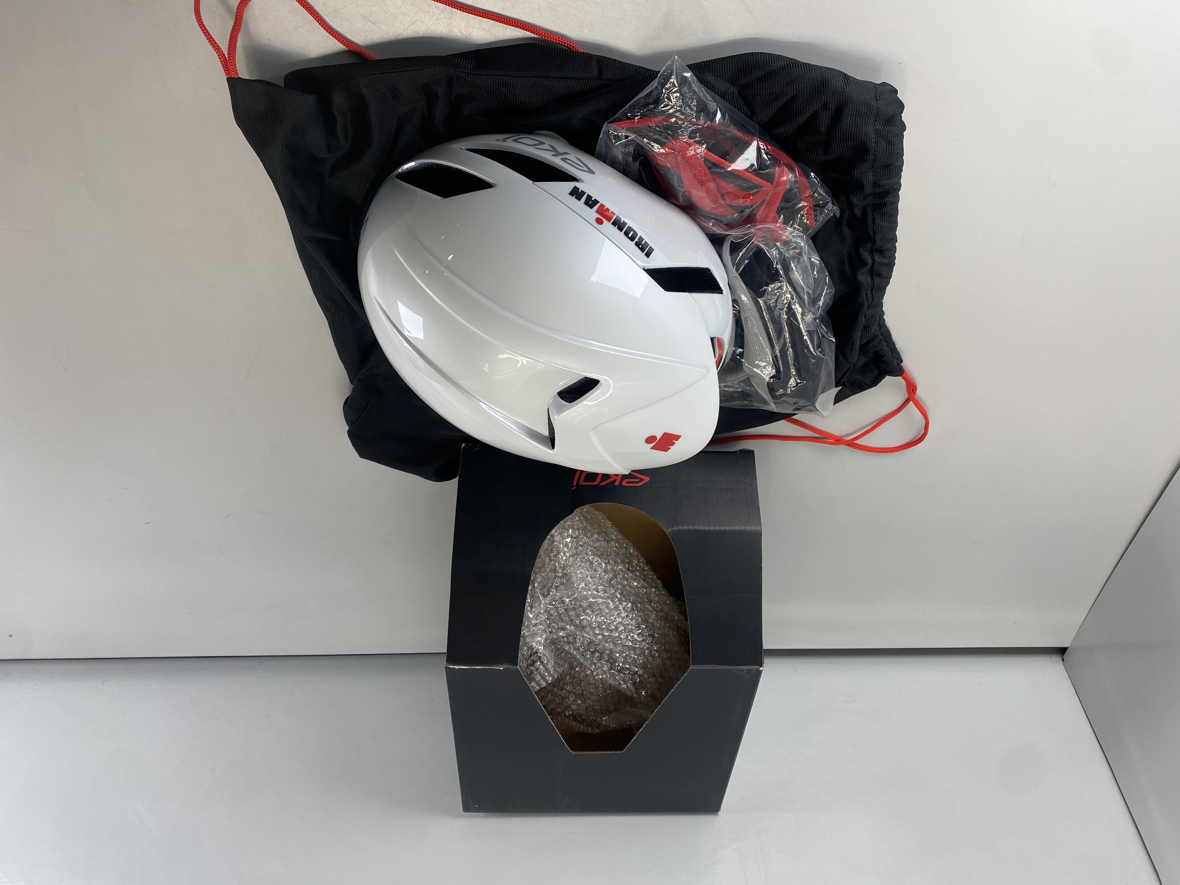 bluetooth motorcycle helmet or headset GDM GHOST2 with Matte Black / Gold & Clear / XX-Large One Backpack for Short Color:20