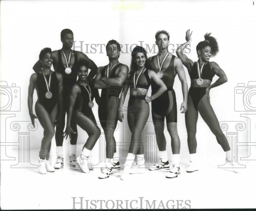 1989 Press Photo 1989 Reebock National Aerobic Champions
