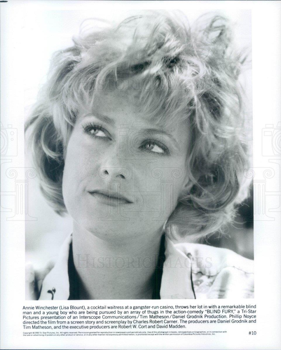 1990 Press Photo Actress Lisa Blount In Film Blind Fury Rkf1105 Ebay