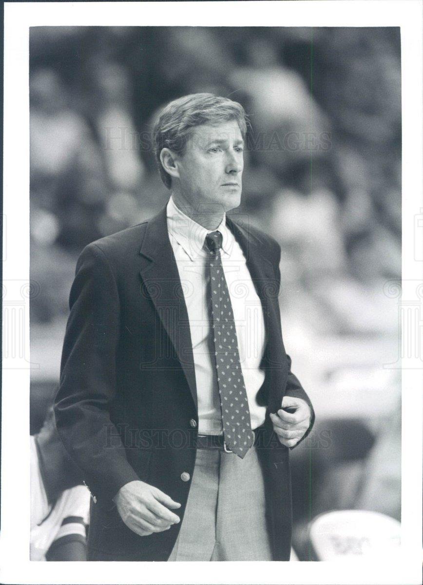 1990 Press Photo Baylor Bears Basketball Gene Iba snb13313
