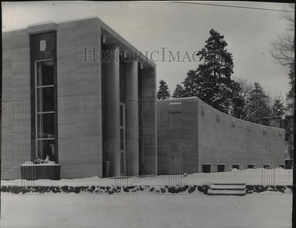 1960 Press Photo Southwest corner of Cheney Cowles Memorial museum ...
