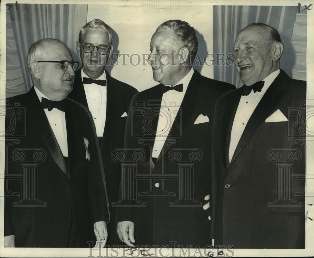 1966 Press Photo Speakers at Testimonial Dinner honoring Dr. Albert W ...