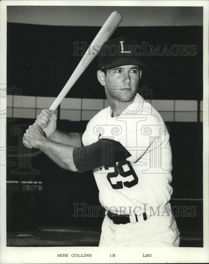 1968 Press Photo Mike Collins, Louisiana State University ...