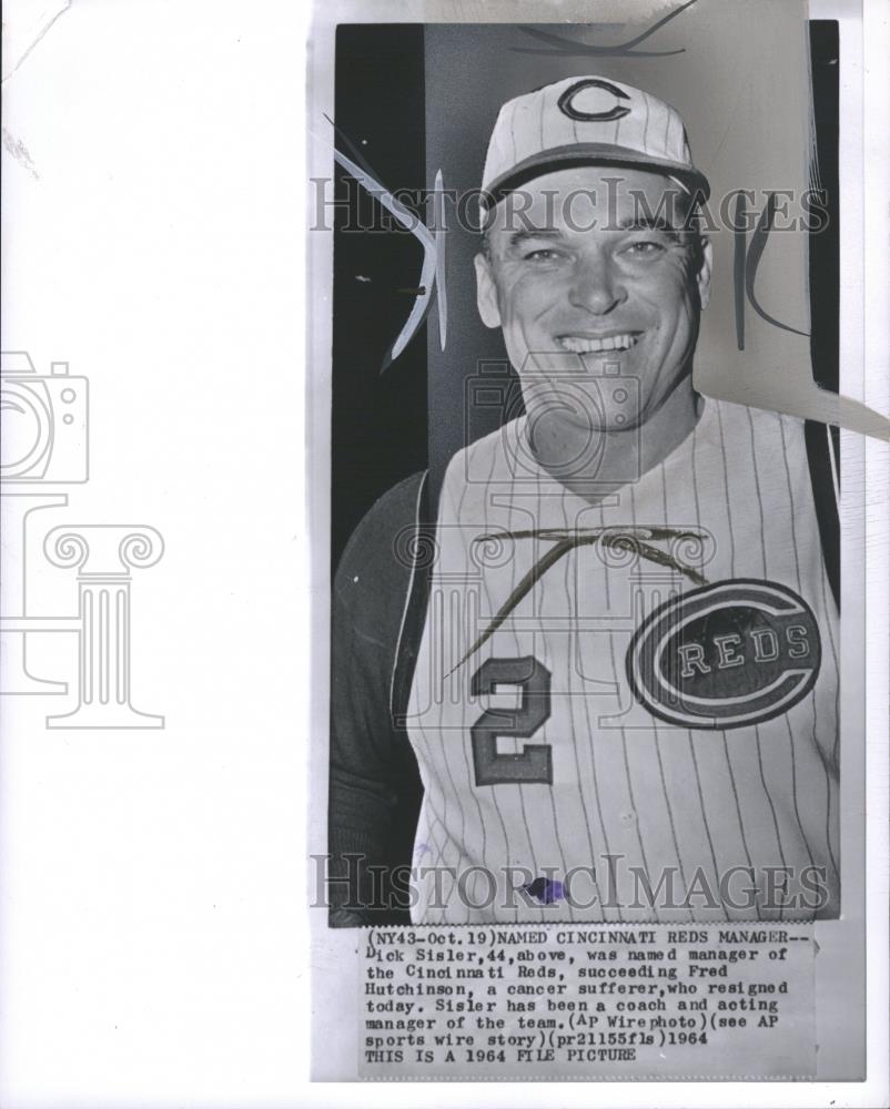 Detalles Acerca De 1964 Foto De Prensa Dick Sisler Cincinnati Reds Manager Rrq18503 Mostrar Título Original - 