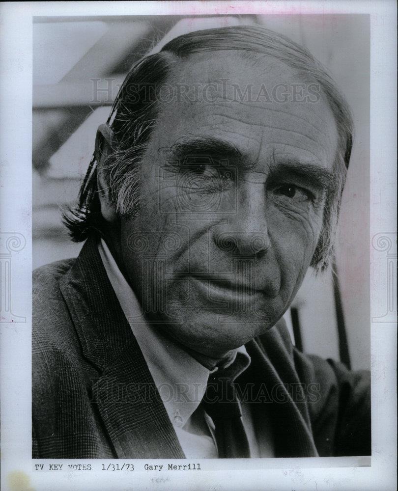 1973 Press Photo Gary Merrill American Actor - DFPD11131 | eBay