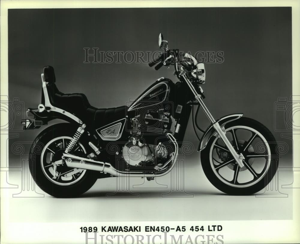 1989 Press Photo Kawasaki EN450-A5 454 LTD - tua09362 | eBay