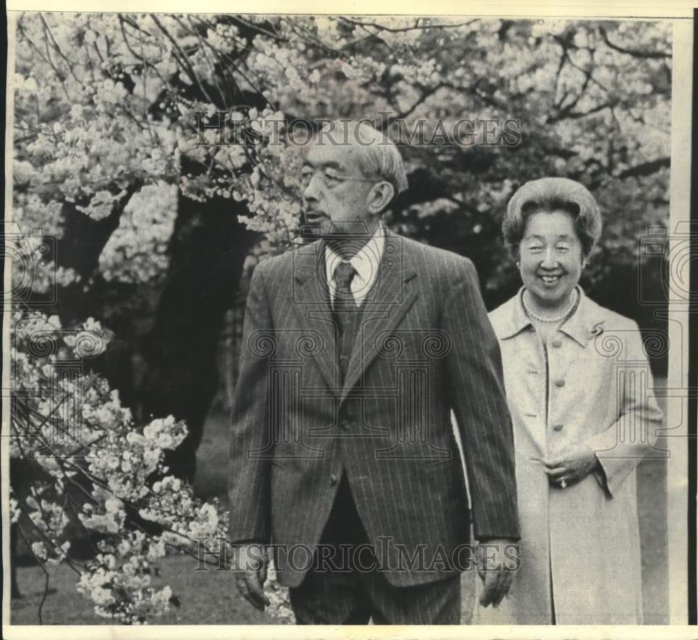 1976 Press Photo Emperor Hirohito of Japan on His 75th Birthday in