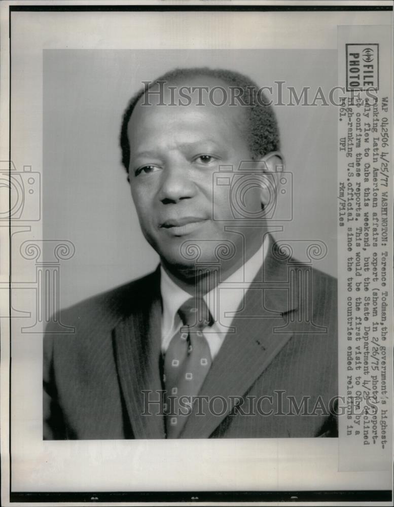 1977 Press Photo Terence Todman American Diplomat - RRU39339 | eBay